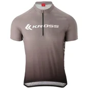 Koszulki rowerowe - Koszulka rowerowa KROSS Sport Jersey ( S) Szaro-czarny - miniaturka - grafika 1