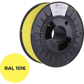 Filamenty i akcesoria do drukarek 3D - Filament do drukarki 3D C-TECH PREMIUM LINE, PLA, RAL1016, 1,75mm, 1kg, Sulfur yellow - miniaturka - grafika 1
