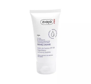 Ziaja Med Siemię Lniane Krem łagodzący do twarzy SPF 20, 50 ml - Kremy do twarzy - miniaturka - grafika 1