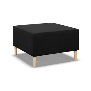 Pufa, podnóżek, Blank Mikrofaza, 71x71x40 cm, czarny - Pufy i podnóżki - miniaturka - grafika 1
