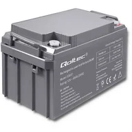 Baterie do zasilaczy awaryjnych UPS - Qoltec Qoltec Qoltec Akumulator AGM | 12V | 65Ah | max.19.5A (53037) - miniaturka - grafika 1