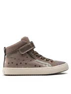 Buty dla dziewczynek - Geox Trampki J Kalispera G. I J744GI 0DHAJ C9006 S Brązowy - miniaturka - grafika 1