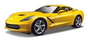 Kolekcjonerskie modele pojazdów - Maisto, model kolekcjonerski Corvette Stingray 2014 Żółty 1/18 - miniaturka - grafika 1
