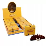 Pozostałe kosmetyki - Kadzidła Stożkowe Kadzidła Orientalne Nag Champa 12 sztuk Satya Sai Baba 8904234400129 - miniaturka - grafika 1