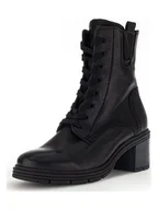 Botki damskie - Gabor Skórzane botki w kolorze antracytowym - miniaturka - grafika 1