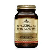 Suplementy diety - Solgar WITAMINA D3 naturalna 25mcg 100 kaps 4099551 - miniaturka - grafika 1