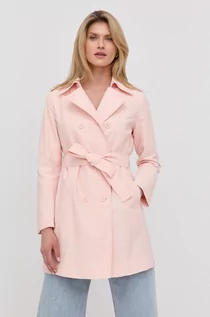 Płaszcze damskie - MAX&Co trencz damski kolor różowy przejściowy - - grafika 1