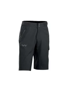 Spodenki rowerowe NORTHWAVE EDGE Baggy - czarny S - Spodenki męskie - miniaturka - grafika 1