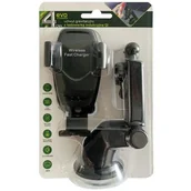 Uchwyty samochodowe do telefonów - Uchwyt telefonu grawitacyjny z ładowarką indukcyjną Qi 4car - miniaturka - grafika 1