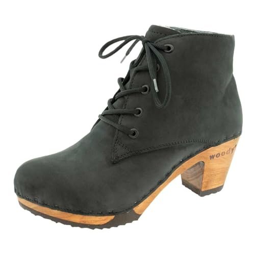 Woody Damskie botki Anne, Nero, 37 EU, czarny, 37 EU