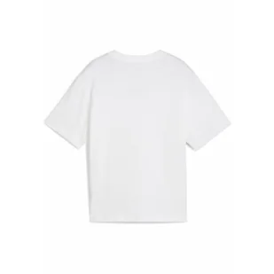Młodzieżowa koszulka Essentials Boxy PUMA White - Odzież sportowa dziecięca - miniaturka - grafika 1