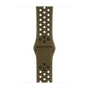 Apple Pasek sportowy Nike w kolorze oliwkowym/czarnym do koperty 38mm / 40mm / 41mm / 42mm - rozmiar S/M/L - Akcesoria do smartwatchy - miniaturka - grafika 1
