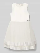 Sukienki i spódniczki dla dziewczynek - Sukienka z tiulem i zamkiem błyskawicznym z tyłu - miniaturka - grafika 1