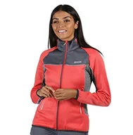 Kurtki damskie - Regatta Damska kurtka Yare Ii z pełnym zamkiem błyskawicznym z ciepłym spodem Extol Stretch Soft Shell Czerwone niebo, onyks szary 8 - miniaturka - grafika 1