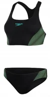 Stroje kąpielowe - Strój Kąpielowy Damski Jednoczęściowy Speedo Placement 2 Piece Bikini D 34 - miniaturka - grafika 1