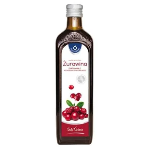 Oleofarm Sok z żurawiny z naturalną witaminą C, 490 ml -> Wysyłka od 3,99 - odbiór w Żabce - Soki i napoje niegazowane - miniaturka - grafika 1