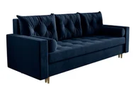Sofy i kanapy - Granatowa kanapa rozkładana E2-R23 - miniaturka - grafika 1
