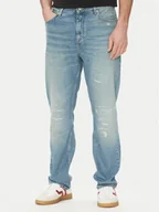 Spodnie męskie - Tommy Hilfiger Jeansy MW0MW39221 Niebieski Regular Fit - miniaturka - grafika 1