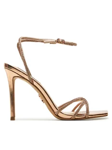 Steve Madden Sandały Slayed SM11002948 Złoty - Sandały damskie - miniaturka - grafika 1