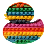 Zabawki sensoryczne - Pop It Kaczka Xl Zabawka Sensoryczna Antystresowa Push Bubble - miniaturka - grafika 1