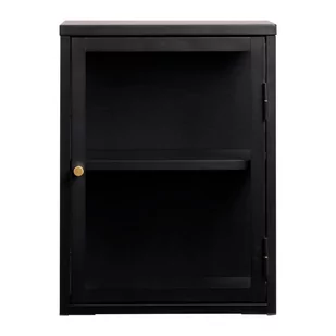 Czarna metalowa witryna 45x60 cm Carmel – Unique Furniture - Witryny - miniaturka - grafika 1