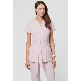 Fartuszek Medyczny Sophia - Pastel Pink Rozmiar: 36 - Odzież medyczna - miniaturka - grafika 2