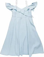 Sukienki - Replay Dziewczęca sukienka SG3237, 011 SUPER Light Blue, 8A, 011 Super Light Blue, 8 Lata - miniaturka - grafika 1