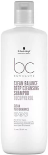 Schwarzkopf BC Bonacure Clean Balance Szampon delikatnie oczyszczający włosy 1000ml - Szampony do włosów - miniaturka - grafika 1