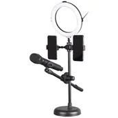 Lampy studyjne - Lampa pierścieniowa LED Blog Selfie Makijaż Studio - miniaturka - grafika 1