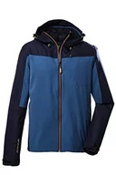 Kurtki męskie - Killtec Męska kurtka funkcyjna / kurtka outdoorowa z kapturem, pakowna KOS 6 MN JCKT; petrol, XL, 38266-000 - miniaturka - grafika 1