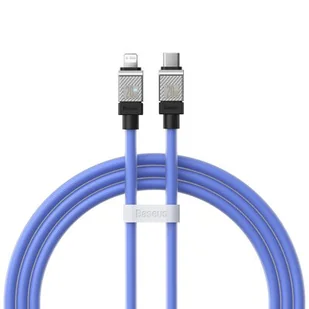 Kabel szybko ładujący Baseus USB-C do Lightning CoolPlay Series 20W 2m (fioletowy) - Kable - miniaturka - grafika 1