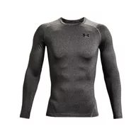 Koszulki męskie - Koszulka męska Under Armour HeatGear Comp LS Grey XL - miniaturka - grafika 1