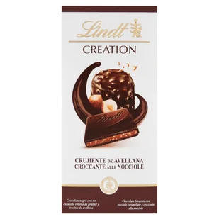 Lindt CREATION DARK HANZELNUT DE LUXE 150G zakupy dla domu i biura! 79653200 - Czekolada - miniaturka - grafika 1