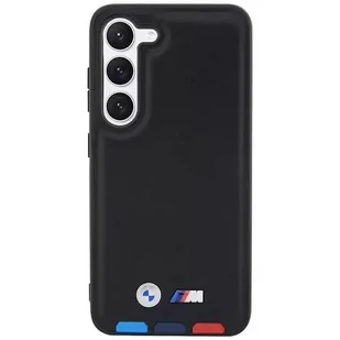 Etui BBMW do Samsung Galaxy S23+ Plus Leather Stamp Tricolor czarny - Etui i futerały do telefonów - miniaturka - grafika 3