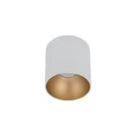 Lampy sufitowe - Nowodvorski LAMPA sufitowa POINT TONE 8221 metalowa OPRAWA downlight tuba spot biały złoty 8221 - miniaturka - grafika 1