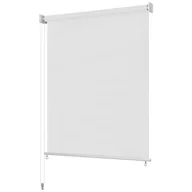 Rolety - vidaXL Roleta zewnętrzna, biała, 60x140 cm, HDPE - miniaturka - grafika 1