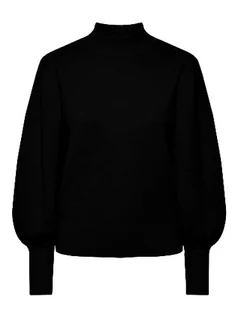 Swetry damskie - YAS Damski sweter YASFONNY, czarny, XL - grafika 1