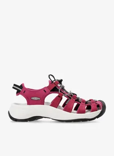 Sandały trekkingowe damskie Keen Astoria West Sandal - beaujolais/star white - Sandały damskie - miniaturka - grafika 1