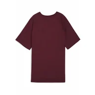 Koszulki sportowe damskie - Damska koszulka Evostripe o luźnym kroju z grafiką PUMA Ruby Shimmer Red - miniaturka - grafika 1