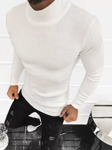 SWETER MĘSKI PÓŁGOLF ECRU OZONEE L/2263 - Ozonee - Swetry męskie - miniaturka - grafika 1