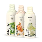 Syropy i koncentraty owocowe - PUSHAIR 3 syropy do wody 500 APERITIF SPRITZ + MOJITO + HUGO SPRITZ - miniaturka - grafika 1