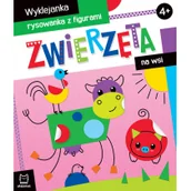 Podręczniki dla szkół wyższych - AKSJOMAT Wyklejanka, rysowanka z figurami. Zwierzęta na wsi - Agnieszka Bator - miniaturka - grafika 1