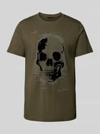 Koszulki męskie - T-shirt z nadrukowanym motywem - miniaturka - grafika 1