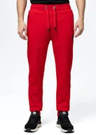 Dresy męskie - Spodnie sportowe PIT BULL SMALL LOGO HD czerwone-XL - miniaturka - grafika 1