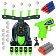 Zabawki militarne - Ruchoma tarcza elektryczna model 3360 + Strzałki zamiennik do NERF 10 sztuk niebieskie - miniaturka - grafika 1