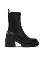 Botki damskie - Pepe Jeans Botki PLS50549 Czarny - miniaturka - grafika 1