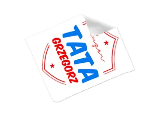 Ściereczka do okularów z imieniem na dzień ojca - 1 szt. - Akcesoria do okularów - miniaturka - grafika 1