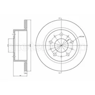 Szczęki hamulcowe - METELLI Tarcza hamulcowa 23-0911C - miniaturka - grafika 1