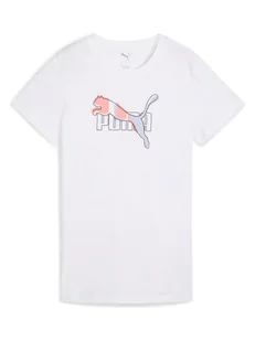 Puma Koszulka w kolorze białym - Koszulki i topy damskie - miniaturka - grafika 1