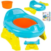 Nocniki - Nocnik Turystyczny Przenośny Składana Nakładka na Sedes WC 2w1 - miniaturka - grafika 1